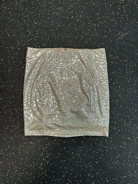 Guess Metallic Gold Mini Skirt
